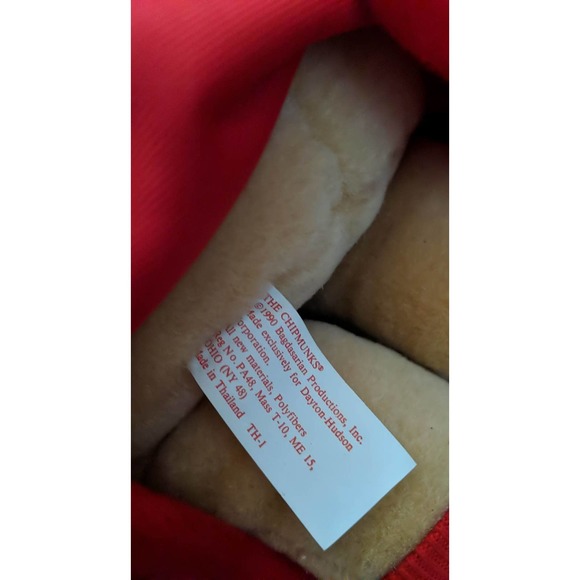 Vintage Alvin and the Chipmunks Christmas Stuffed Plush with Original Box RARE! - Picture 7 of 13